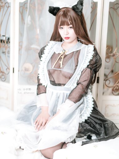 [Cosplay] Xansoon 轩萧学姐 - Transparent Maid 透明女仆
