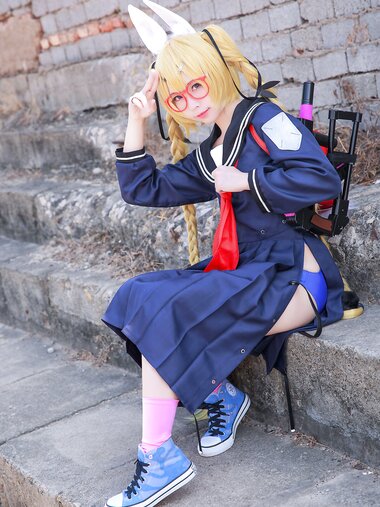 [Cosplay] G44 不会受 - SR-3MP School Uniform 旋风校服