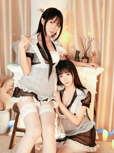 [Cosplay] 豪歌 女仆双人
