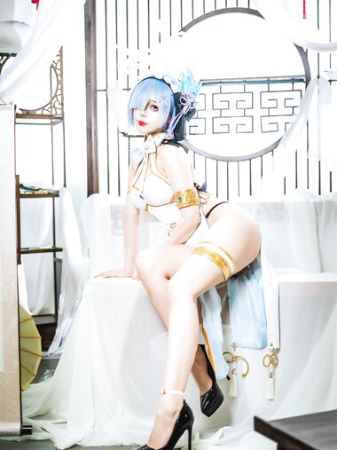 [Cosplay] 九言 蕾姆旗袍