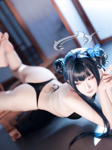[Cosplay] Fengjiang 封疆疆 - Bilan Files Feisaki Swimsuit 碧蓝档案 妃咲 泳装