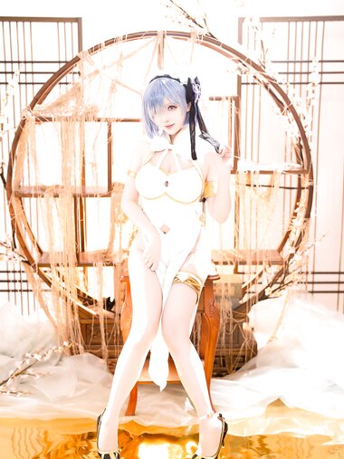 [Cosplay] 星之迟迟 2024年01月计划B 蕾姆 旗袍ver [76P-513MB]
