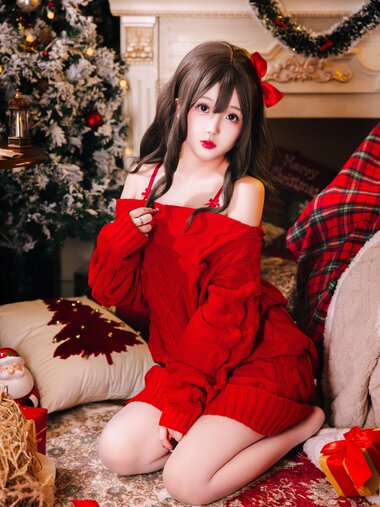 [Cosplay] 日奈娇 圣诞毛衣