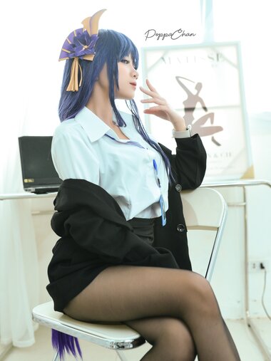 [Cosplay] PoppaChan ポッパちゃん - Raiden Shogun Officer