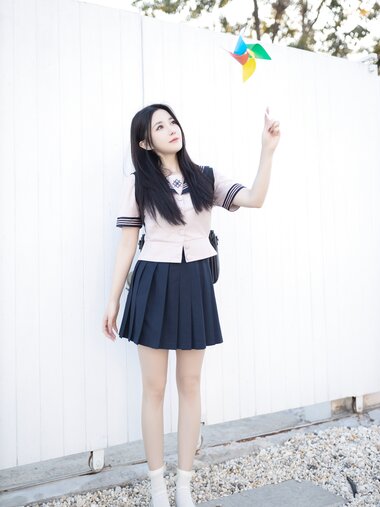 [Cosplay] 鱼子酱Fish JK写真