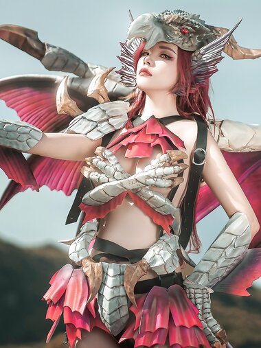 [Cosplay] Nekokoyoshi 爆机少女喵小吉 - Lord Silver Dragon Malzeno