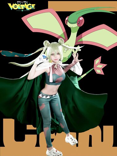 [Cosplay] ZinieQ Project Voltage Miku Ground Type Pokemon