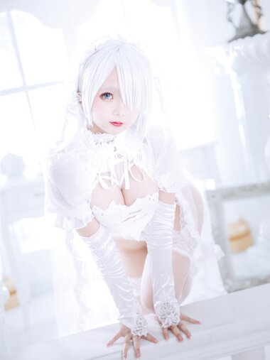 [Cosplay] 日奈娇 NO.100 - 白色花嫁