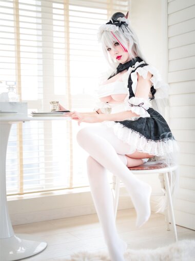 [Cosplay] 轩萧学姐 碧蓝航线 埃吉尔女仆