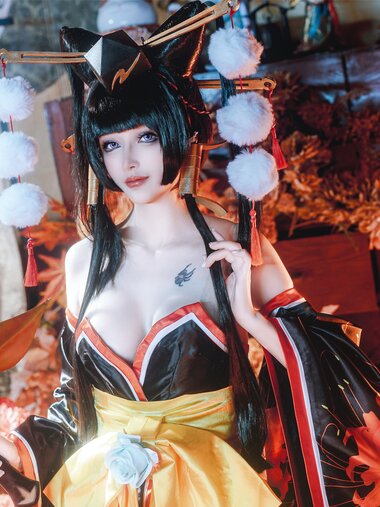 [Cosplay] 鹿八岁 死或生 女天狗