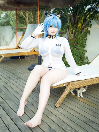 [Cosplay] Mahuajiang 麻花麻花酱 - Helen swimsuit 海伦泳装