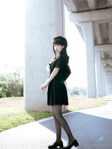 [Cosplay] 不呆猫 放课后野外JK
