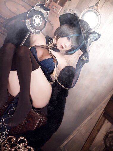 [Cosplay] Moi 铁打萌萌 - Cheshire cheongsam 柴郡旗袍