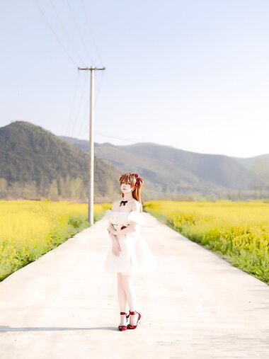 [Cosplay] 星之迟迟 EVA 明日香花之语
