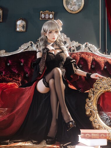 [Cosplay] Tomoyo 酱 - Blue Lützov dress 碧蓝 吕佐夫礼服