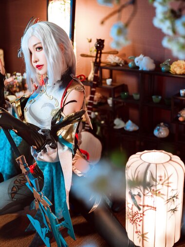 [Cosplay] 源纱希喵喵喵 申鹤