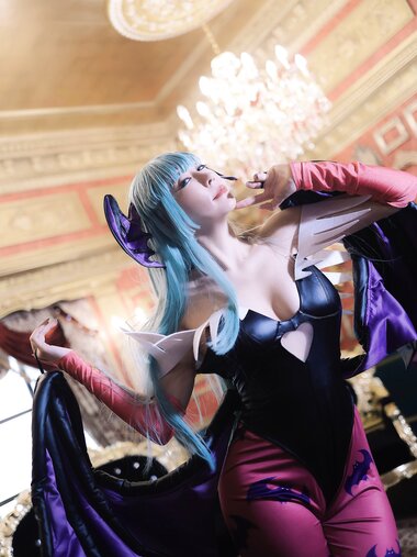 [Cosplay][HERESY] Ringo Mitsuki 林檎蜜紀 - Morrigan モリガン