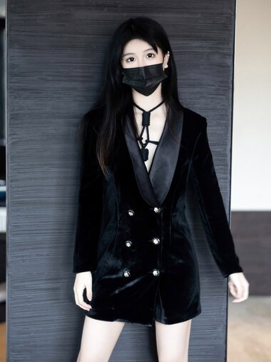 [Cosplay] 谢小蒽 黑色绳缚