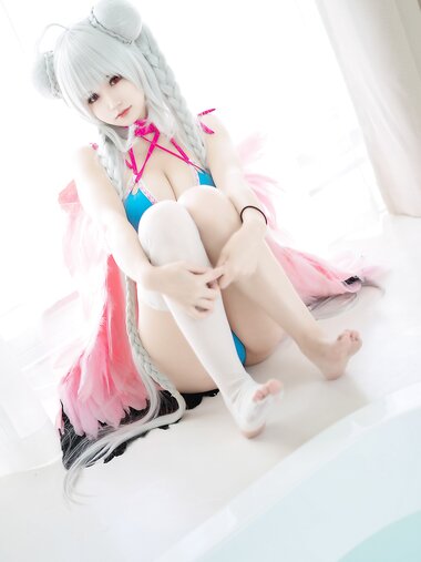[Cosplay] Kokura Chiyo 小仓千代w - Awesome swimsuit 可畏泳装