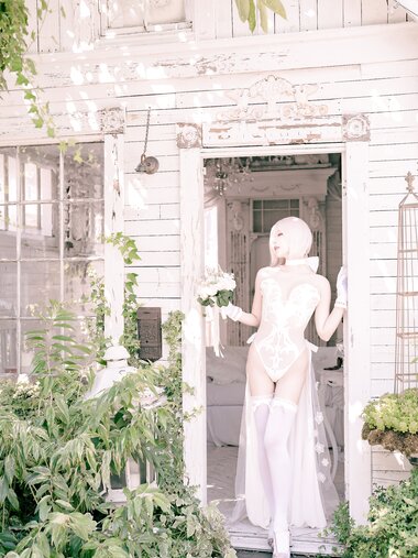 [Cosplay] Himeking - Mashu Kyrielight Bride