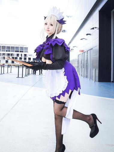 [Cosplay] Kaitto 风筝 - Black gun stand-up 黑枪呆场照