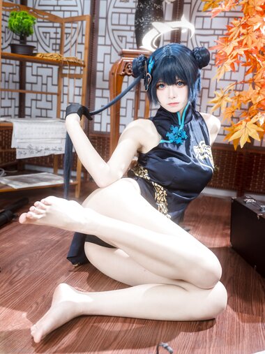 [Cosplay] 九柒喵 碧蓝档案 妃咲