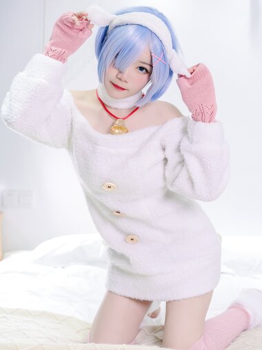 [Cosplay] Wang Pang u 王胖胖u - Rem Lamb 蕾姆羔羊