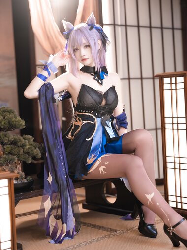 [Cosplay] 大大卷卷小卷 原神刻晴 皮肤