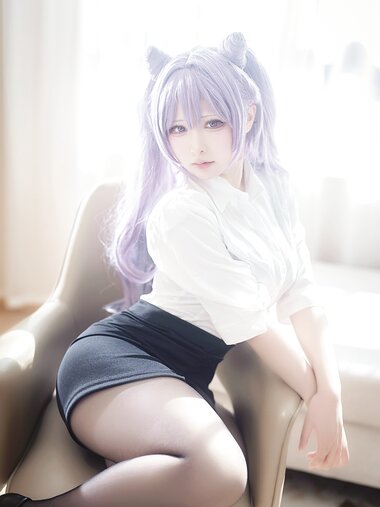 [Cosplay] 樱梨梨 刻晴秘书