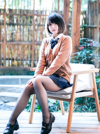 [Cosplay] 半半子 彼女 制服