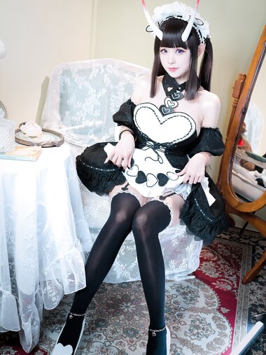 [Cosplay] miko酱 碧蓝航线 能代女仆 [36P-90MB]