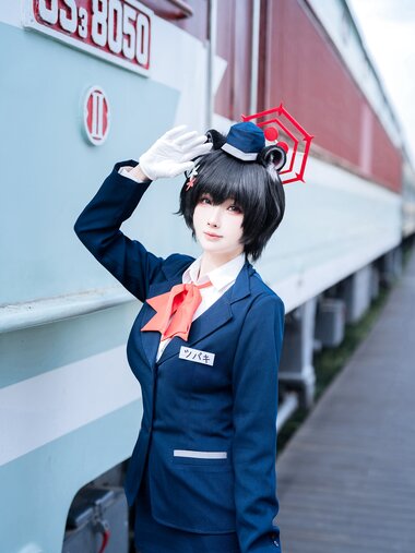[Cosplay] rioko 凉凉子 - Azure Archives Chun Tour Guide 蔚蓝档案 椿导游
