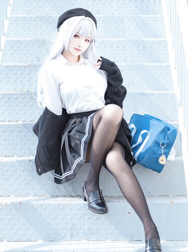 [Cosplay] 宫本桜 舰长图 碧蓝航线 斯库拉JK