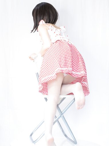 [Cosplay] Shenze Yongli 神沢永莉 - Pink plaid skirt 粉色格子裙
