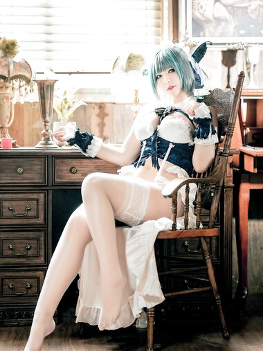 [Cosplay] Banbanko 半半子 - Cheshire body pillow チェシャー 抱き枕
