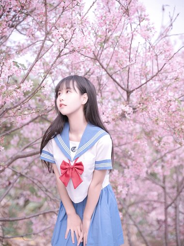 [Cosplay] myeo0 萌芽儿o0 - Sakura JK 樱花JK