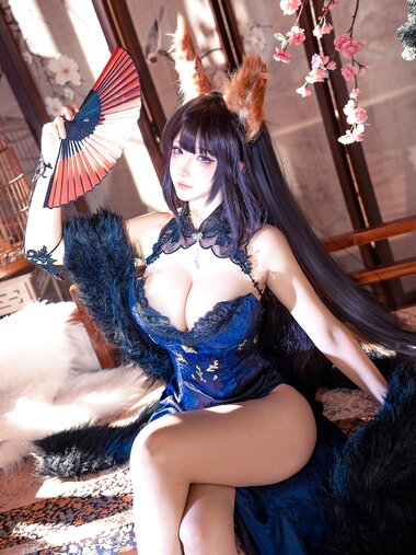 [Cosplay] Seya B站 - Lion smashing Tiancheng cheongsam 狮砸 天城旗袍