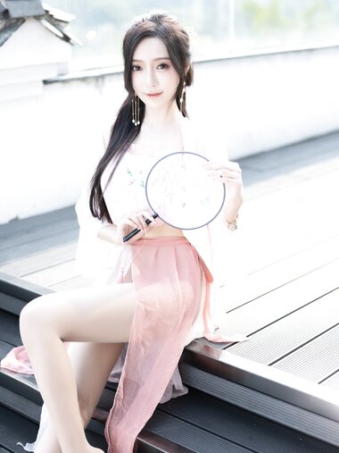 [Cosplay] 王馨瑶Yanni 粉色古装情趣