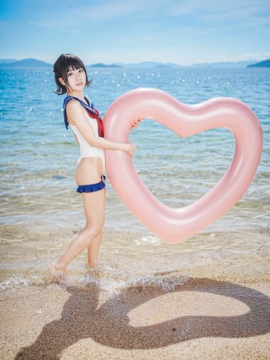[Cosplay] Hitsuji Negoto 音琴ひつじ - Spring new edition set bonus - Natsuiro Sailor 春新刊セットオマケ -なついろセーラー