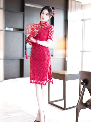 [Cosplay] 杨晨晨Yome 新春旗袍