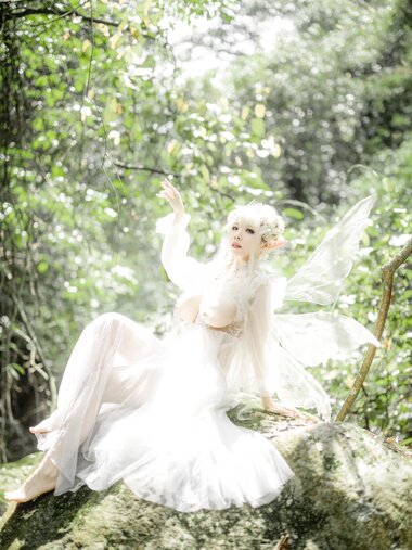 [COSPLAY] 颜小天使（自闭颜球球）-林中精灵 [112P13V+1.52G]
