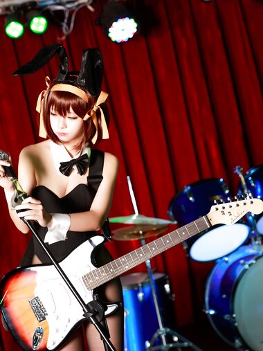 [Cosplay] G44 不会受伤 - Suzumiya Bunny Girl 凉宫兔女郎