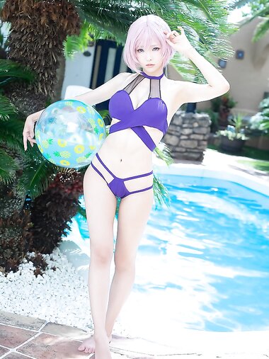 [Cosplay] Ely - Mujina Swimsuit