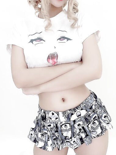 [Cosplay] Azami - Ahegao Clothes 阿黑颜衣服