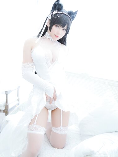 [Cosplay] Nyako 喵子 - Atago Wedding Dress 爱宕婚纱