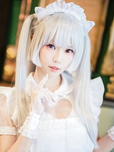 [Cosplay] Ely - White Cat Maid