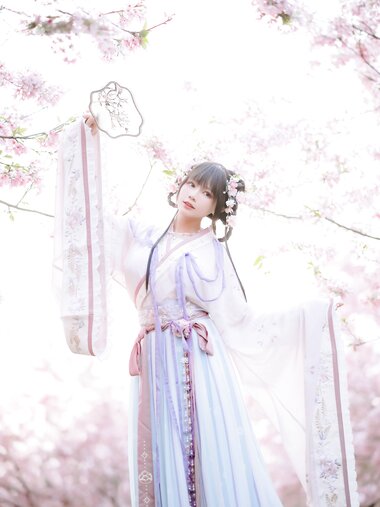 [Cosplay] Nyako 喵子- Sakura Hanfu Flower Goddess Prayer 樱花汉服 花神祈愿