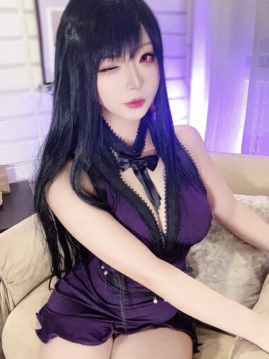 [Cosplay] Kokuhui - Tifa dress 蒂法连衣裙