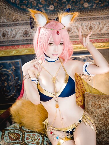 [Cosplay] Ely - Tamamo Bikini
