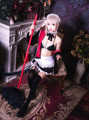 [Cosplay] 鬼畜瑶 黑呆女仆 不知火舞